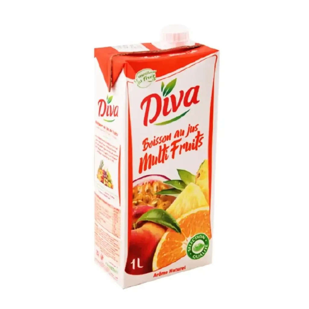 DIVA BOISSON MULTI FRUITS 1L