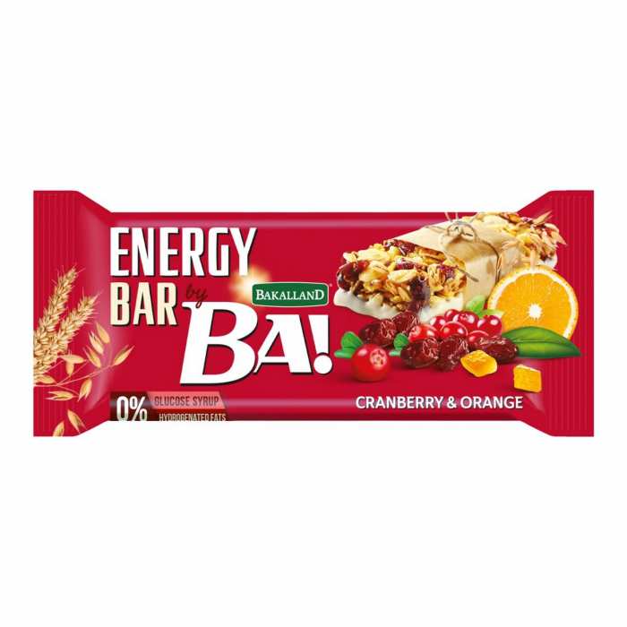 ENERGY BAR CRANBERRY