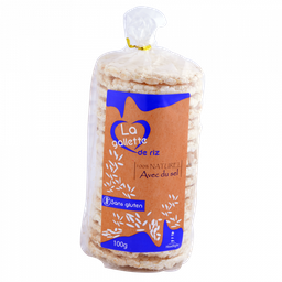 [6191462700011] GALETTE DE RIZ SEL 100G